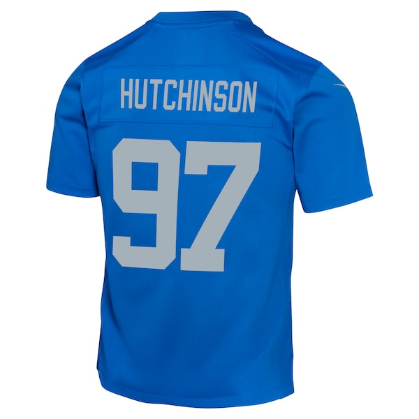 Aidan Hutchinson Detroit Lions Nike Youth Alternate Game Jersey -  Blue