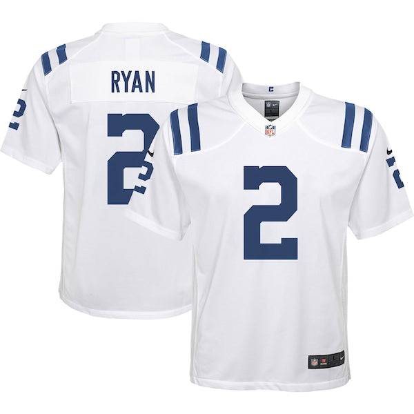Matt Ryan Indianapolis Colts Nike Youth Away Game Jersey - White/Royal