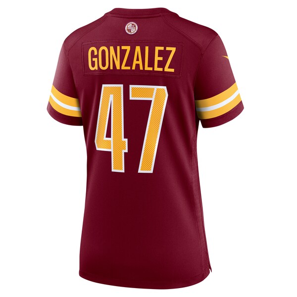 Zane Gonzalez Washington Commanders Nike Women's  Game Jersey -  Burgundy