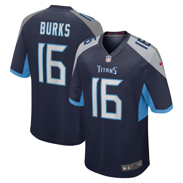 Treylon Burks Tennessee Titans Nike Player Game Jersey - Navy/Light Blue