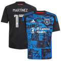 Josef Martinez San Jose Earthquakes adidas Youth 2025 Headliner Replica Player Jersey - Black