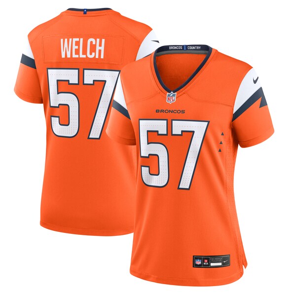 Kristian Welch Denver Broncos Nike Women's Team Game Jersey -  Orange