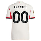 Liverpool adidas 2025/26 Away Authentic Custom Jersey - White/Green/Red