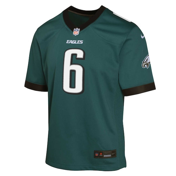 DeVonta Smith Philadelphia Eagles Nike Youth Game Jersey - Midnight Green