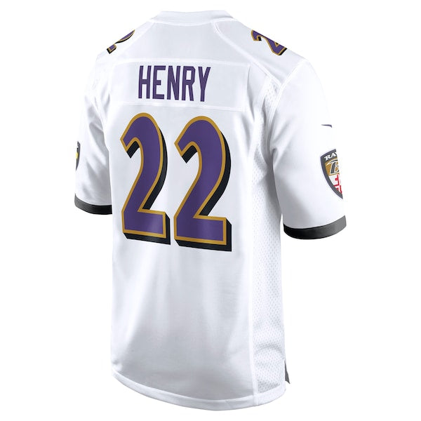 Derrick Henry Baltimore Ravens Nike White Game Jersey -  White