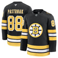David Pastrnak Boston Bruins  Home Premium Player Jersey - Black/White