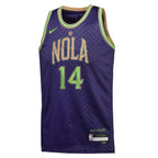 Brandon Ingram New Orleans Pelicans Nike Youth 2024/25 Swingman Player Jersey - City Edition - Purple