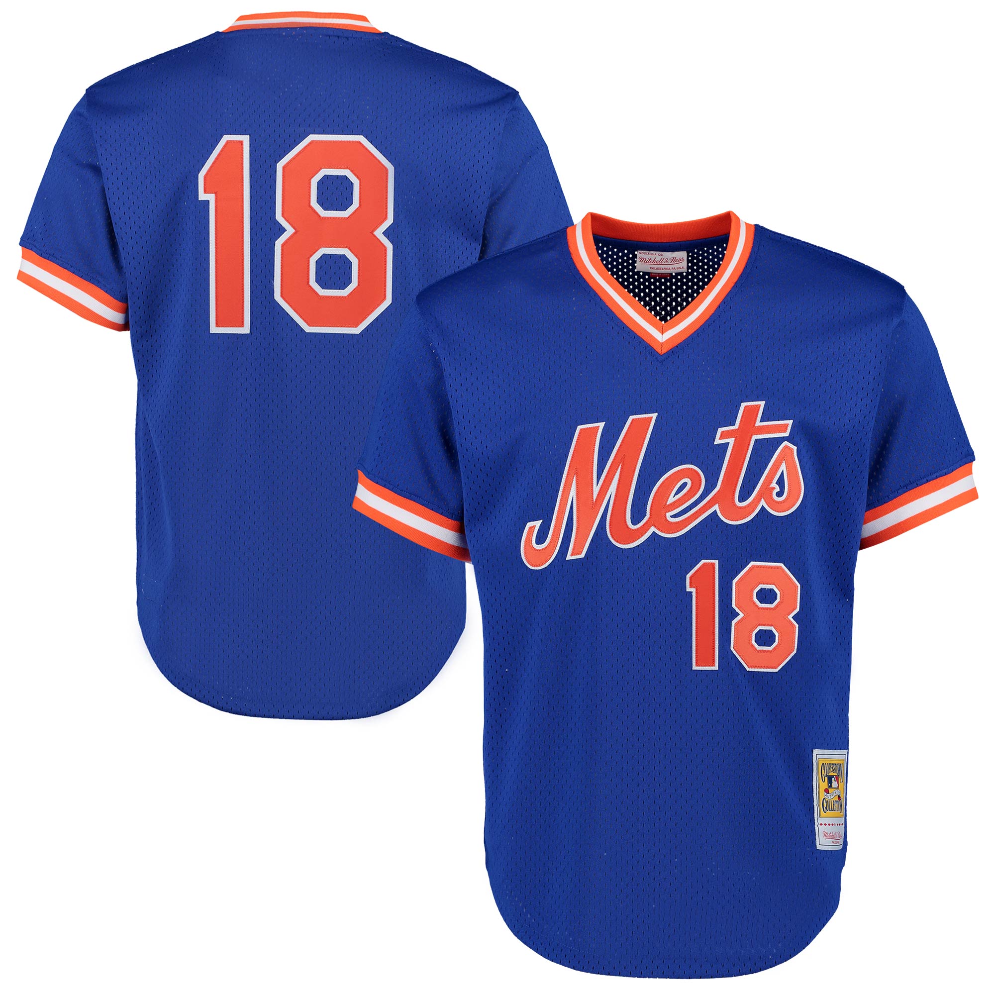 Darryl Strawberry New York Mets Cooperstown Mesh Batting Practice Jersey - Green/Royal