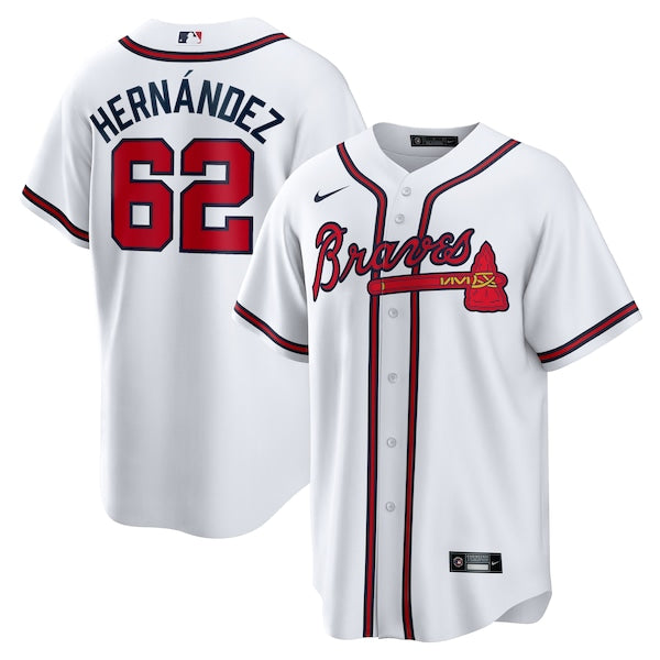 Daysbel Hernandez Atlanta Braves Nike Home Replica Jersey - White