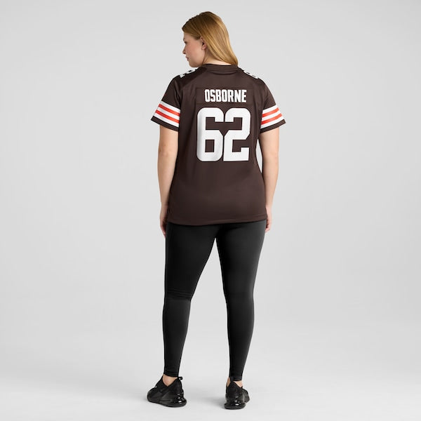 Justin Osborne Cleveland Browns Nike Women's Team Game Jersey -  Brown