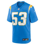Del'Shawn Phillips Los Angeles Chargers Nike Team Game Jersey -  Powder Blue