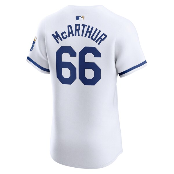 James Macarthur Kansas City Royals Nike Home Elite Player Jersey - White
