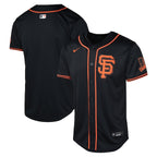 San Francisco Giants Nike Youth Alternate Limited Jersey - Black