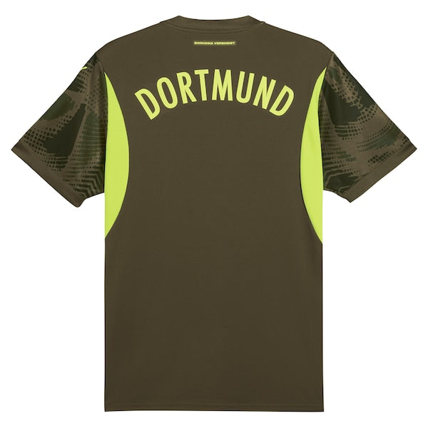 Borussia Dortmund Puma 2024/25 Replica Short Sleeve Goalkeeper Jersey - Olive