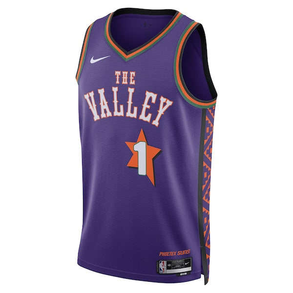 Devin Booker Phoenix Suns Nike Unisex 2024/25 Swingman Player Jersey - City Edition - Purple