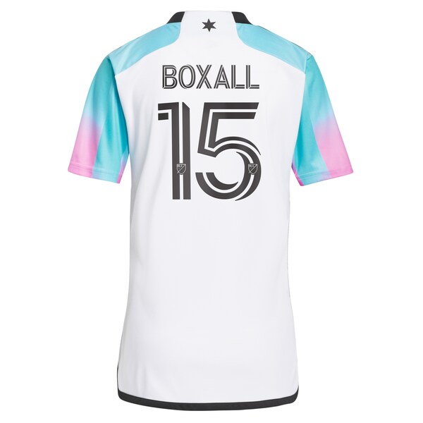 Michael Boxall Minnesota United FC adidas 2024 The Northern Lights Kit Replica Jersey - White
