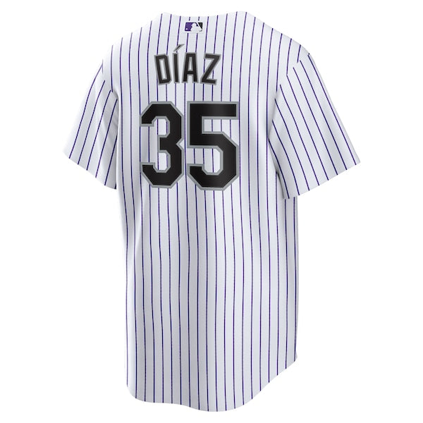 Elias Díaz Colorado Rockies Nike Home  Replica Player Jersey - White