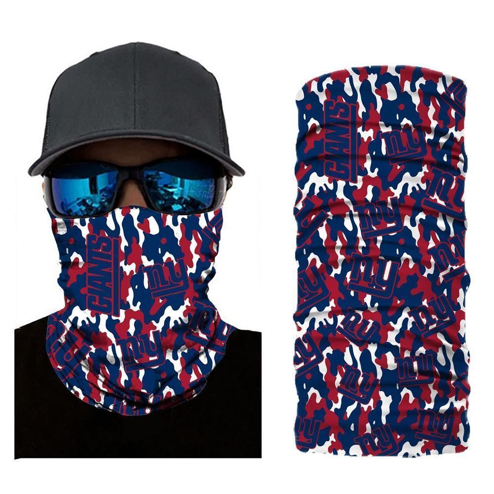 CAMO NEW YORK GIANTS FACE MASK BANDANAS