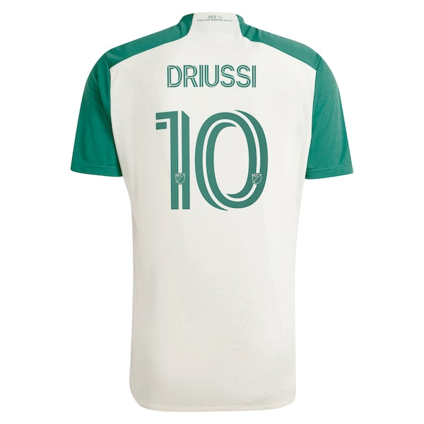Sebastián Driussi Austin FC adidas 2024 The Armadillo Kit Replica Player Jersey – Tan