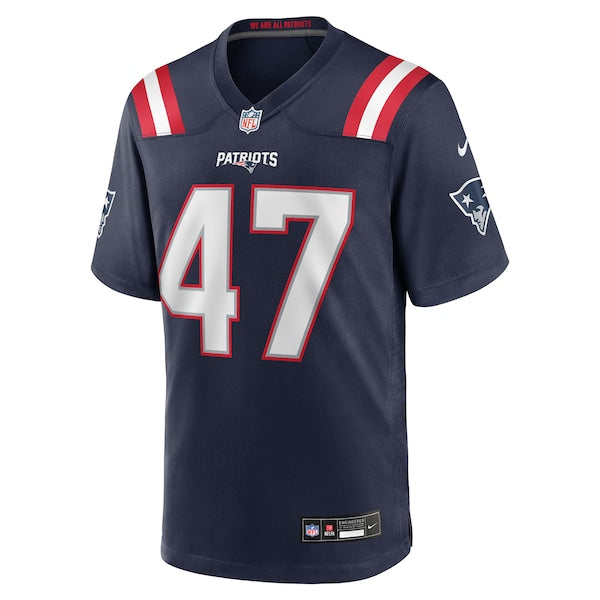 K'Lavon Chaisson New England Patriots Nike Team Game Jersey -  Navy