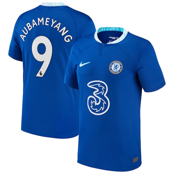 Pierre-Emerick Aubameyang Chelsea Nike 2022/23 Home Breathe Stadium Replica Player Jersey - Blue