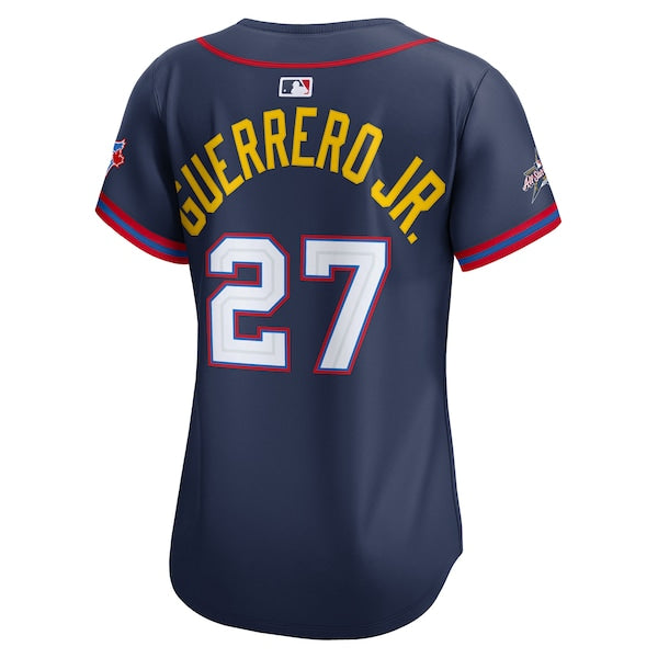 Vladimir Guerrero Jr. American League Nike Women's 2025 All-Star Edition Limited Player Jersey - Navy