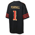 Ricky Pearsall San Francisco 49ers Nike Youth 2025 Rivalries Collection Game Jersey - Black