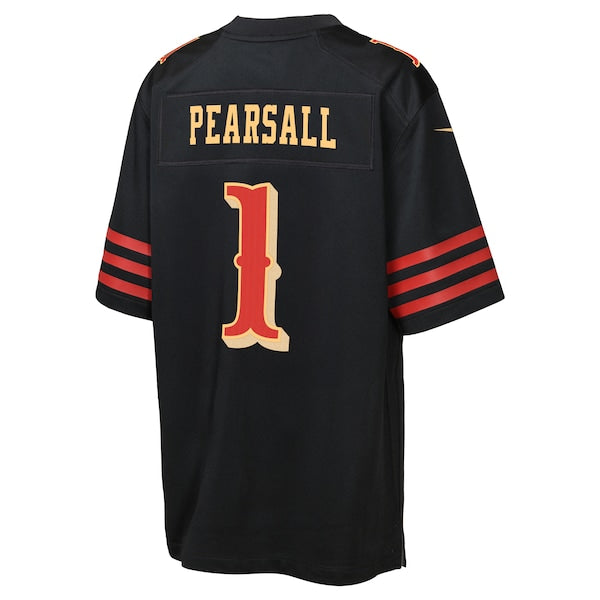 Ricky Pearsall San Francisco 49ers Nike Youth 2025 Rivalries Collection Game Jersey - Black