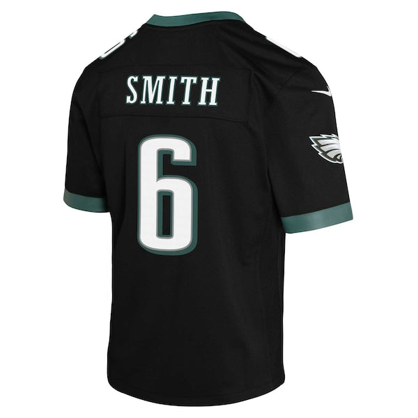 DeVonta Smith Philadelphia Eagles Nike Youth Game Jersey - Black/White