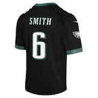 DeVonta Smith Philadelphia Eagles Nike Youth Game Jersey - Black/White