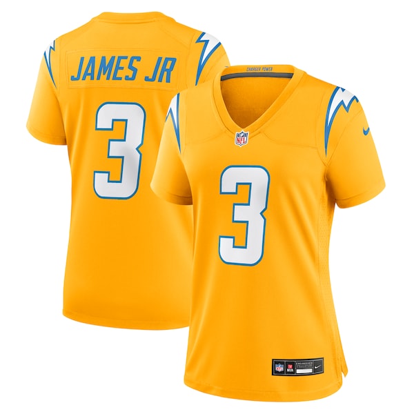 Derwin James Jr. Los Angeles Chargers Nike Women's Alternate Charger Power Game Jersey - Gold/Navy/Powder Blue