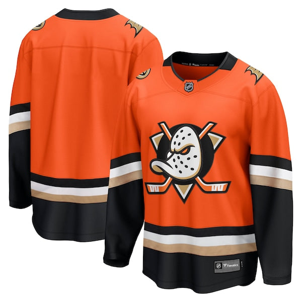 Anaheim Ducks  Home Breakaway Jersey - Orange/Black/White