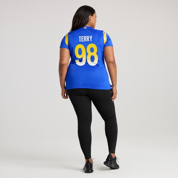 Da'Jon Terry Los Angeles Rams Nike Women's Team Game Jersey -  Royal