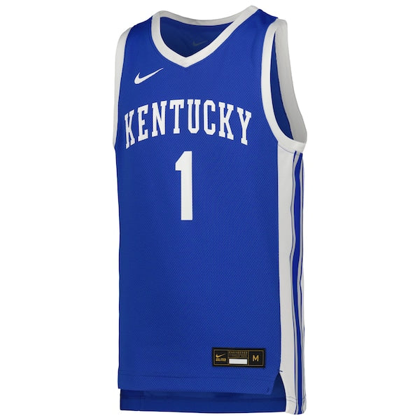 #1 Kentucky Wildcats Nike Youth Icon Replica Basketball Jersey - Royal