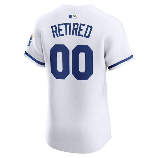 Kansas City Royals Nike  Home Elite Pick-A-Player Retired Roster Jersey - White