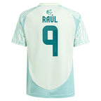 Raul Jimenez Mexico National Team adidas Youth 2024 Away Replica Player Jersey - Green/Burgundy