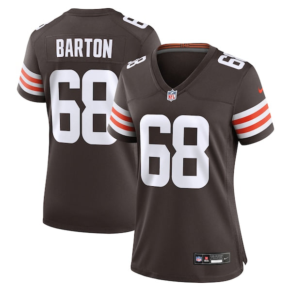 Jackson Barton Cleveland Browns Nike Women's Team Game Jersey -  Brown