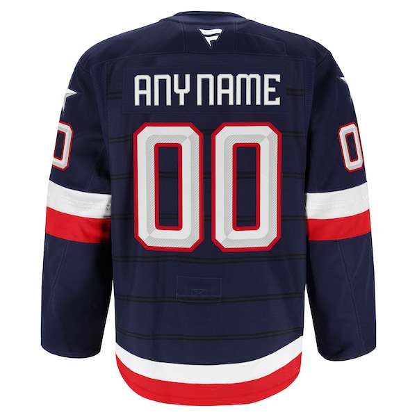 USA  2025 4 Nations Face-Off Authentic Pro Custom Jersey - Navy