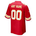 Kansas City Chiefs Nike Super Bowl LVIII Patch Custom Game Jersey - Red