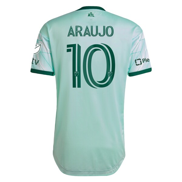 Luiz Araújo Atlanta United FC adidas 2024 The Forest Kit Authentic Player Jersey - Mint