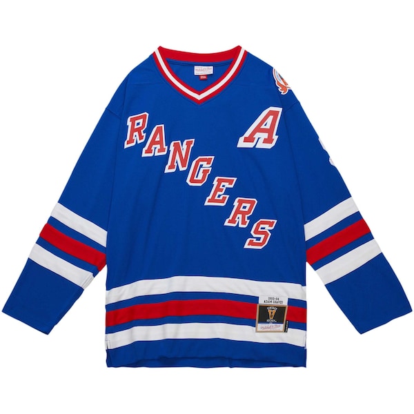 Adam Graves New York Rangers  1993/94 Blue Line Player Jersey - Royal
