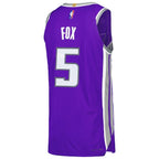 De'Aaron Fox Sacramento Kings Nike Authentic Player Jersey - Icon Edition - Purple