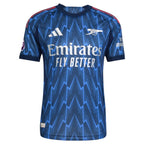 Arsenal adidas 2025/26 Away Authentic Custom Jersey - Blue/Red