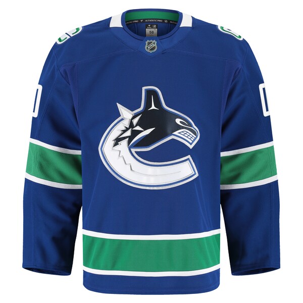 Vancouver Canucks  Home Authentic Pro Custom Jersey - Blue