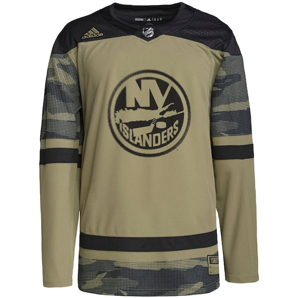 New York Islanders adidas Military Appreciation Team Authentic Custom Practice Jersey - Camo