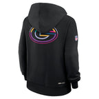 Green Bay Packers Nike Women's 2025 NFL Crucial Catch Sideline Standard Issue Dri-FIT Hoodie - Black