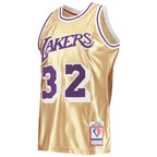 Magic Johnson Los Angeles Lakers 75th Anniversary 1984/85 Hardwood Classics Swingman Jersey - Gold