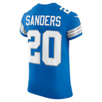 Barry Sanders Detroit Lions Nike Retired Player Vapor F.U.S.E. Elite Jersey - Blue/Black