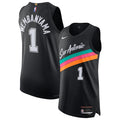 Victor Wembanyama San Antonio Spurs Nike Unisex 2025/26 Authentic Jersey - City Edition - Black