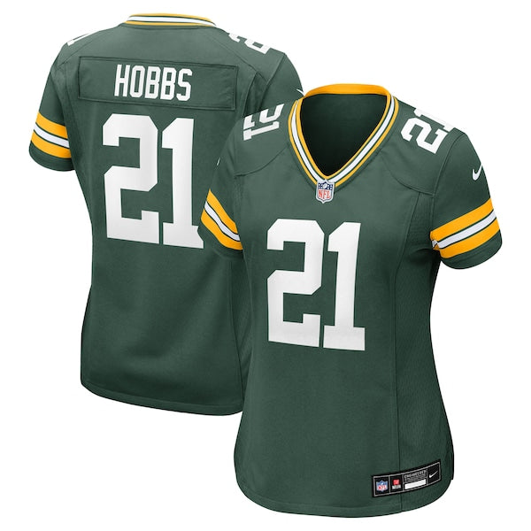 Nate Hobbs Green Bay Packers Nike Women's Team Game Jersey -  Green